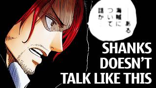 The Original Japanese Confirms Shanks Twin [upl. by Scriven]