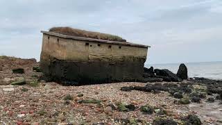 Warden Beach Pillboxes 🥸 Sheerness Isle Of Sheppy Kent  England UK 🇬🇧 [upl. by Ylime]