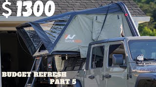 Best Budget Roof Top Tent NaturNest Hardshell Tent Overview [upl. by Anitsua]