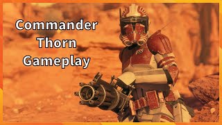 Commander Thorn Gameplay Star Wars Battlefront 2 [upl. by Suivatnom]