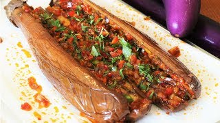 Oven Baked Eggplant Recipe BBQ Style [upl. by Wasserman]