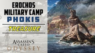 Erochos Military Camp Phokis  Loot Treasure Location  ASSASSIN’S CREED ODYSSEY [upl. by Kendricks]