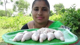 Village Food Cooking Goat Balls Curry  Lamb Balls Recipe  How To Cook Goat Balls Fry Recipe [upl. by Fielding]