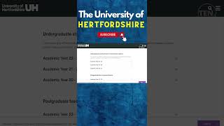 Study In UK  Scholarships And Programs At The University Of Hertfordshire 2024 ukuni hertford [upl. by Wil51]