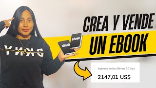 Cómo crear y vender un EBOOK hecho en Canva 📖💸 [upl. by Alice378]