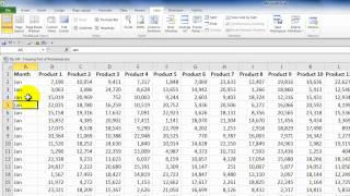 How to Keep Row and Column Labels in View When Scrolling a Worksheet [upl. by Hamer]