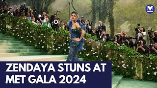 Zendaya Stuns at Met Gala 2024 Red Carpet Arrival [upl. by Galanti226]