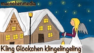 ⭐️ Kling Glöckchen klingelingeling  Weihnachtslieder deutsch  Kinderlieder deutsch  muenchenmedia [upl. by Lorinda620]