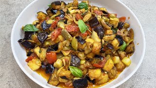 CAPONATA DI MELANZANE SICILIANA [upl. by Olympe]