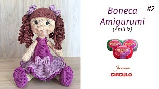 Boneca Amigurumi passo a passo Prof Simone Eleotério Parte 2 [upl. by Rriocard]