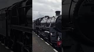 73156 passing Quorn and Woodhouse on the GCR during the Last Hurrah Gala greatcentralrailway [upl. by Hsetirp]