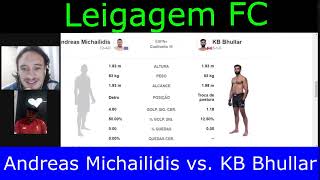 Andreas Michailidis vs KB Bhullar  Palpites com o bombeiro Felipe [upl. by Parnas488]