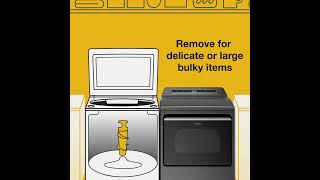 Washer w 21 removable agitator  benefits [upl. by Horan]