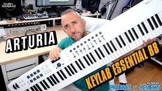 ARTURIA KEYLAB ESSENTIAL 88🎹 Pruebas Y Reviews En Español [upl. by Golding819]