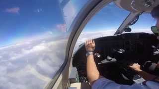 Citation CJ3  SBVT  SDTF Cockpit View [upl. by Ardnazil]