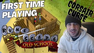 FIRST TIME PLAYING RUNESCAPE  Corsair Curse Part 1  INSANE BOSS FIGHT  EP 7 [upl. by Topping]