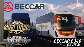 REVIEW BECCAR B340 By JH3D American Truck Simulator 149 [upl. by Adialeda]