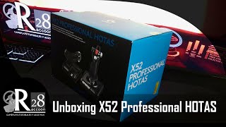 Unboxing  Logitech X52 Professional HOTAS [upl. by Htebirol]