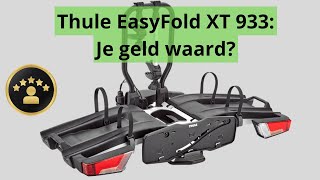 Thule Easyfold XT 933 fietsendrager Test amp Review [upl. by Bomke]