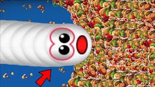 WormsZoneio Biggest Slither Snake 1000000 Score World Record Top 01 Epic Worms Zoneio Gameplay [upl. by Copp360]