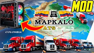 Instala Mapa MAPKALO 152 PC💻 Mod 💲Dinero💲sin BUGS❌ American Truck Simulator [upl. by Aicxela]