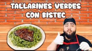 TALLARINES VERDES  CHURRASCO 👨‍🍳❤ [upl. by Sybille]