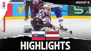 Highlights  Slovakia vs Latvia  2024 MensWorlds [upl. by Aicened]