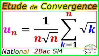 Les Suites Numériques  Convergence  Théorème des Accroissements Finis  2 Bac SM  Exercice 4 [upl. by Llessur627]