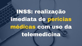 Realização imediata de perícias médicas do INSS [upl. by Adnorhs]