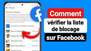 Comment vérifier la liste de blocage sur Facebook mise à jour 2024 [upl. by Ferne]