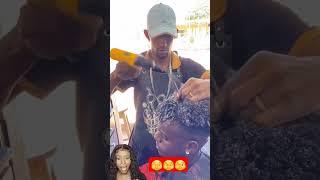 Hairdresser Reacts To Man Ai Hairstyle hairdresser reaction hairstylist hair naturalhair locs [upl. by Kral597]