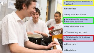 Intermediate ESL Listening Quiz  Lesson 1442  Cut the Music [upl. by Shane]