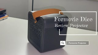 Formovie Dice Portable Projector Review BEST PORTABLE PROJECTOR SO FAR [upl. by Krauss876]