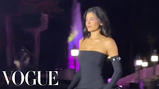 Kylie Jenner Walks the Disneyland Runway at Coperni [upl. by Gnoix]