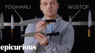 Knifemaker Explains The Difference Between Chefs Knives  Epicurious [upl. by Routh]