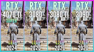 RTX 4070 TI SUPER vs RTX 3080 vs RTX 3080 TI vs RTX 3090  Test in 20 Games [upl. by Caddric]