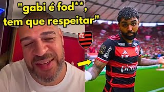 ATÉ O ADRIANO IMPERADOR TA CHOCADO COM GABIGOL NA FINAL DA COPA DO BRASIL PELO FLAMENGO [upl. by Janith294]