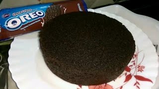 Oreo Biscuit Cake in Kadai  Eggless Yummy Oreo Cake Without Oven Recipe in Hindi [upl. by Annua659]