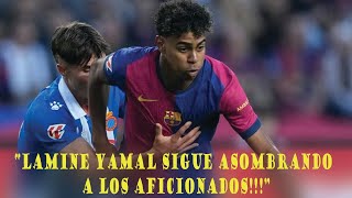 LAMINE YAMAL DESLUMBRA EN LA VICTORIA 31 DEL BARCELONA SOBRE EL ESPANYOL [upl. by Nohsid]