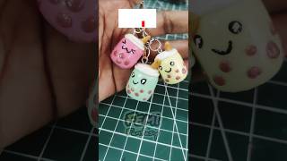 Boba Tea clay making with Air dry clay diy shorts youtube youtubeshorts [upl. by Rubio]