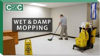 How to Damp amp Wet Mop a Floor  Clean Care [upl. by Odelinda44]