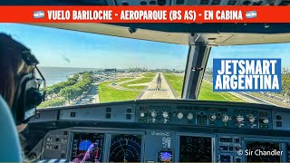 ✈️ ATERRIZAJE EN AEROPARQUE 😍 VUELO DESDE BARILOCHE  JETSMART ARGENTINA 🇦🇷 [upl. by Bronez866]