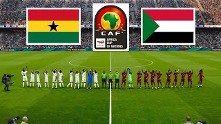 Ghana vs Sudan  AFRICA CUP OF NATIONS 2025 QUALIFICATION [upl. by Pelpel]