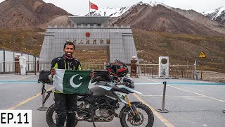 Finally Arriving At Khunjerab Pass China Border S2 EP11  Pakistan Motorcycle Tour [upl. by Orthman]