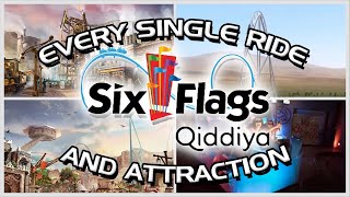 ALL Rides amp Attraction at to Six Flags Qiddiya City [upl. by Ushijima]