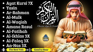 The heart touching voice of Ayat Kursi 7xSurah YasinAr RahmanWaqiahAl MulkKahfiIkhlasFalaq [upl. by Anitsrihc]