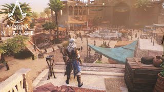 Assassins Creed Mirage Gameplay  Market Exploration Infiltration amp More AC Mirage Gameplay [upl. by Serafine]