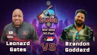 Leonard Gates vs Brandon Goddard  WDF 501 Final  Music City Classic [upl. by Lechner441]