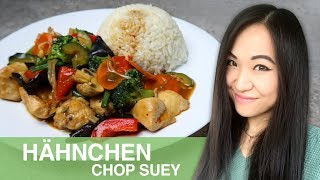 REZEPT Hähnchen Chop Suey  Chinapfanne [upl. by Antonin541]