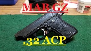 MAB 32acp model GZ [upl. by Annuhsal]